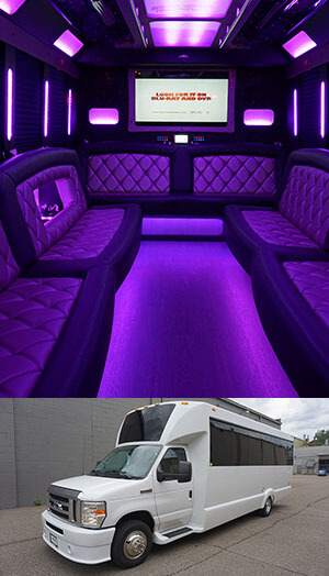 Sacramento limo bus