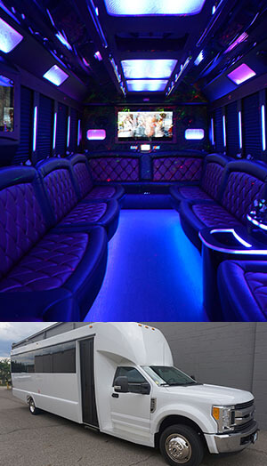 Party bus for 35 people